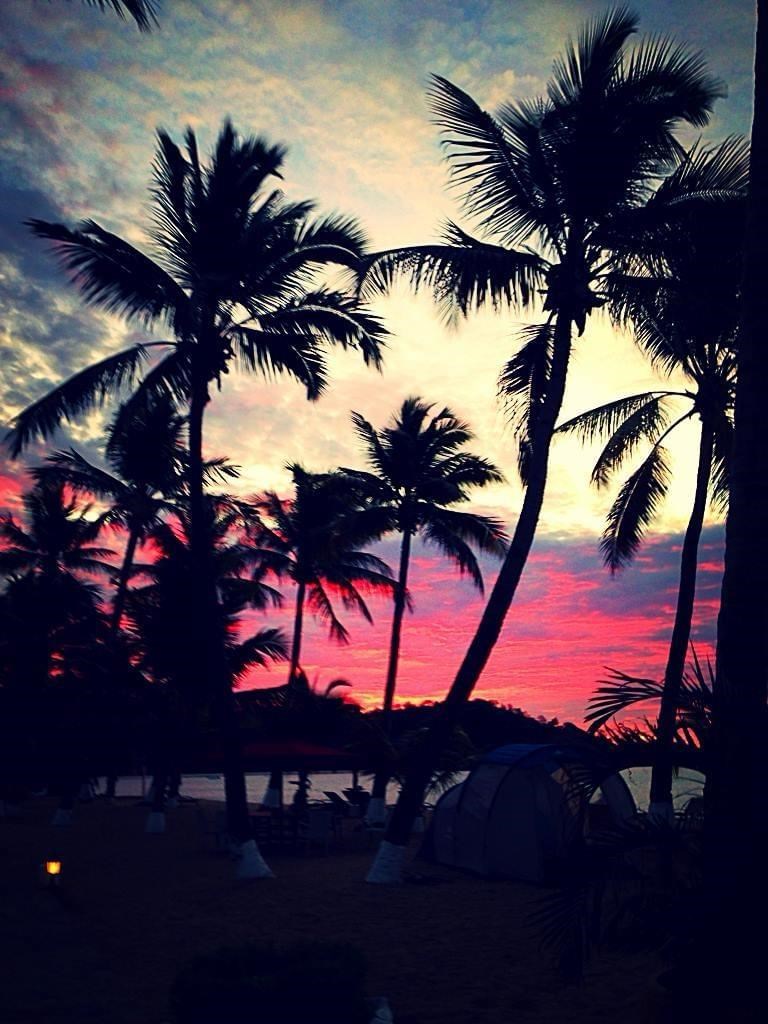 Tramonto alle Maldive